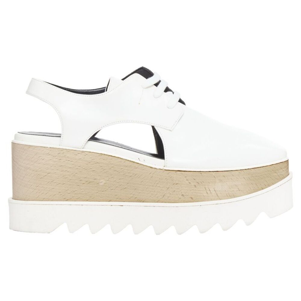 Stella Mccartney Leather Platform Flats